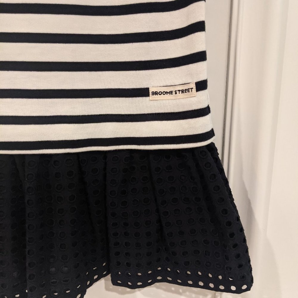 Kate Spade Broom Street Eyelet Stripe Dress | XS - Picture 3 of 5